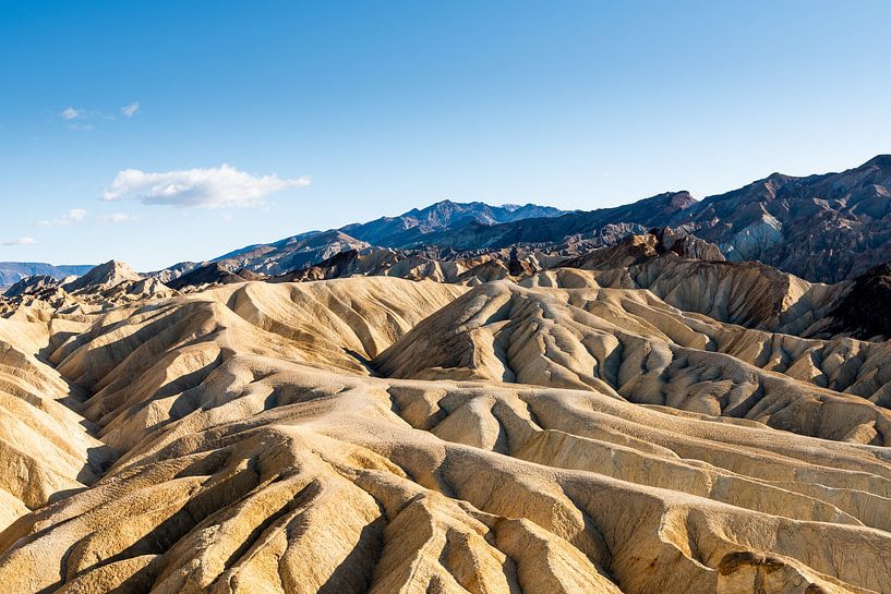 Zabriskie Point - Death Valley van Keesnan Dogger Fotografie
