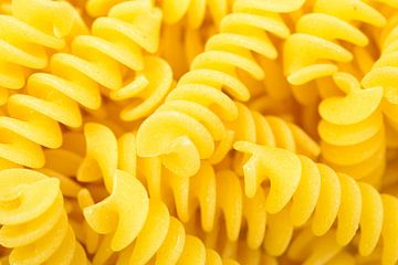 Fusili pasta van dichtbij van Sjoerd van der Wal
