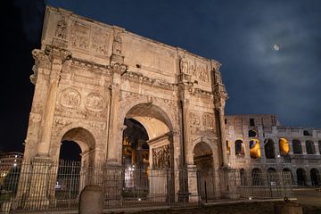 Rome - Arch of Constantine and Colosseum by t.ART