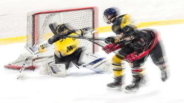 Duel de hockey sur glace