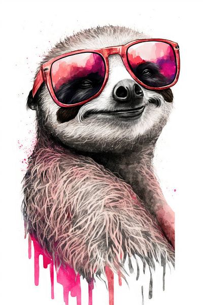 Luiaard van Poster Art Shop