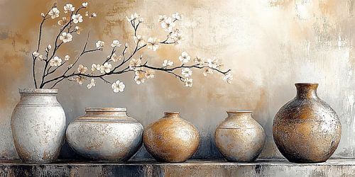 Silent Blossoms in Calm Tones