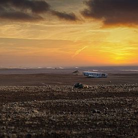 Sólheimasandur Iceland by Martin van Lochem