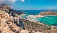 De balos lagune met kaap Tigani, Kissamos, Crete, Griekenland van Rene van der Meer thumbnail