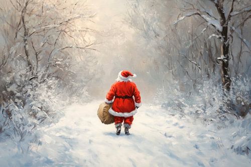 Wald im Winter von Poster Art Shop