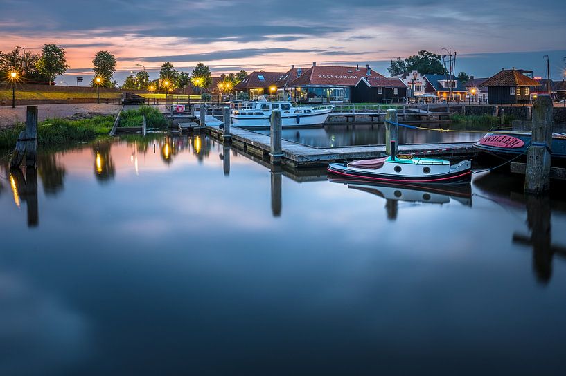 Port of Zoutkamp with opduwer Bally by Jan Georg Meijer