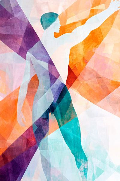 Colourful movements of freedom by Poster Art Shop