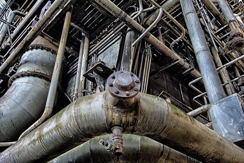 Rusty pipes by Yvonne Smits