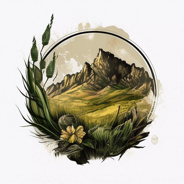 Highland embleem van Vythryd Arts
