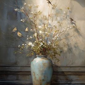 Blütenblatt-Sitzstange von Blickfänger Gemälde