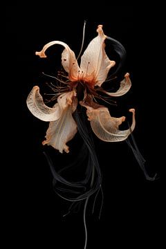 Gothic Baroque Flower as Jellyfish bouquet by Digitale Schilderijen