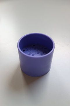Toy block circle purple