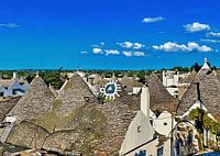 Trulli Huizen in Italië