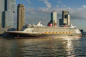 Cruise ship Disney Dream in Rotterdam. by Jaap van den Berg