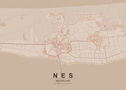 Lageplan von Nes
