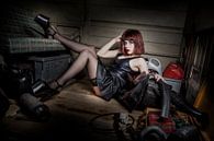 Girl in VW Bus by Willem van Holten thumbnail