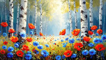 Birkenwald von AidasignArt