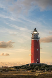 Lichtbaken in het Avondlicht – Vuurtoren Eierland, Texel