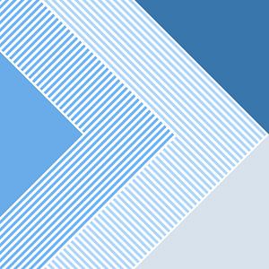 Abstrakte Retro Geometrie Blau