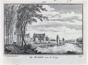 Abraham Rademaker, Ansicht von Buren, 1727 - 1733
