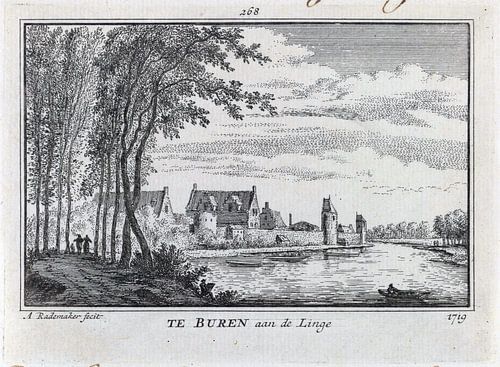 Abraham Rademaker, Blik op Buren, 1727 - 1733