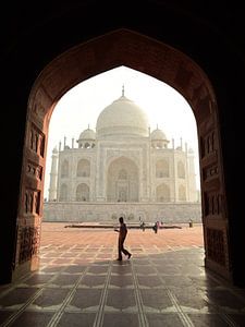 Blick durch das Taj Mahal von Renzo de Jonge