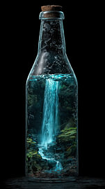 Waterfall in glass by TheXclusive Art