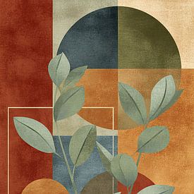 Formes terreuses et verdure sur La collection ARTEO