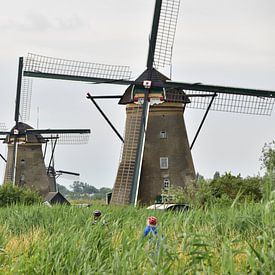 Mills of Kinderdijk by Michael de Boer