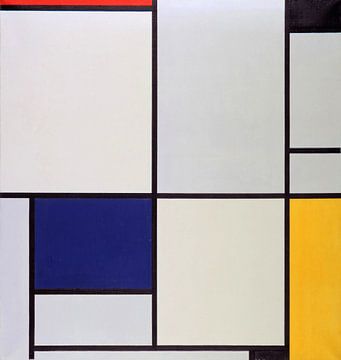 Tableau I (Schilderij I)  - Piet Mondriaan