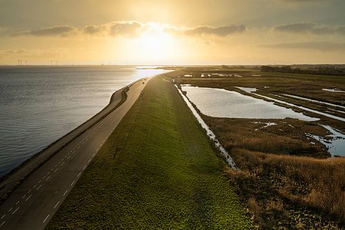Vue depuis les Plompetoren à Koudekerke