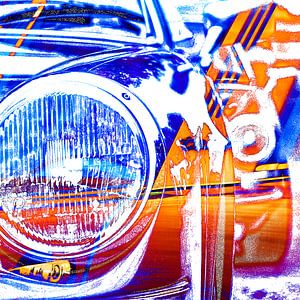 Bunte Porsche Targa Kunstwerke