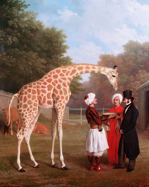 Nubian Giraffe, Jacques-Laurent Agasse by Masterful Masters