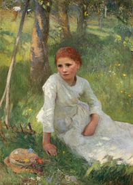 Mittag im Heufeld, George Clausen