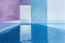 Whispers of Indigo Harmony by Modern Collection