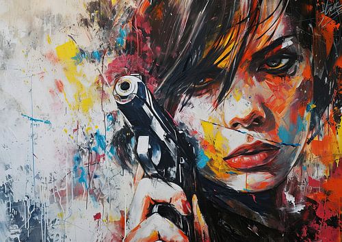 Dynamischer urbaner Geist | Moderne urbane Kunst