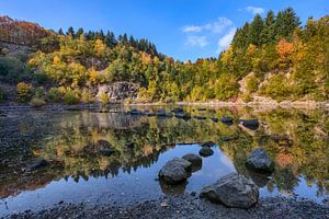 Katzenbuckelsee Südufer im Herbst