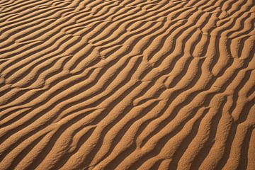 Sossusvlei rimpels van de wind in de woestijn van Namibië van Henk Derks