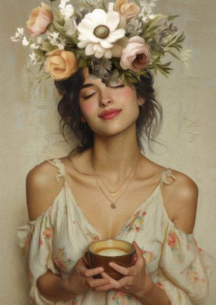 Summer Sunday Coffee by Marja van den Hurk