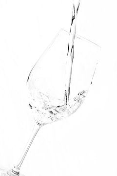 Glas Wasser Köstlich klar... von Klaartje Majoor