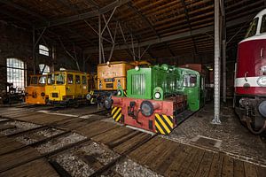 Locomotives diesel au Musée de la Locomotive de Schwarzenberg