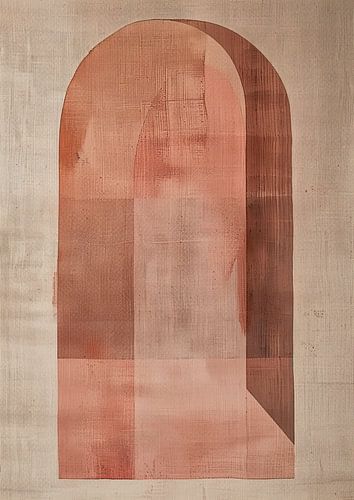 Art organique sur lin naturel