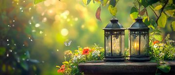 Licht van de natuur van Poster Art Shop