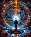 De mens en Schumann resonantie van Photufo thumbnail