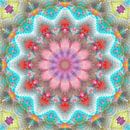 Mandala Frühlingsfarben von Marion Tenbergen Miniaturansicht