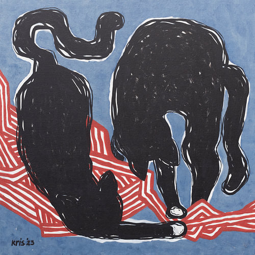 Meine Kätzchen (Nr. 2023-09) von Kris Stuurop