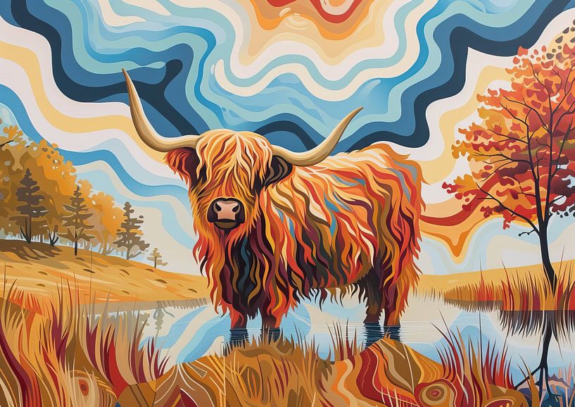 Highlander écossais par Peintures accrocheuses