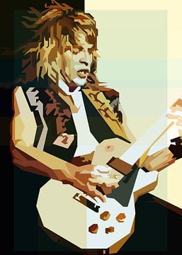 Randy Rhoads Black Sabbath Gitarist van Artkreator