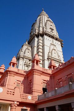 De Kashi Vishwanath Tempel in Varanasi van Roland Brack