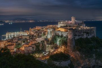 Gaeta - oude stad nachtlandschap van Massimo Squillace